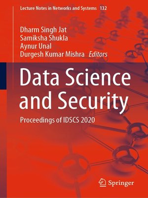 cover image of Data Science and Security